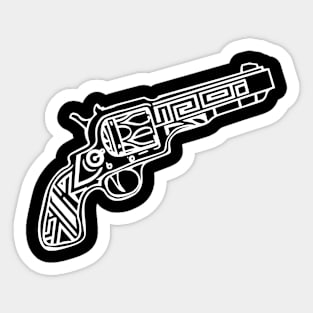 The Roller Revolver Sticker